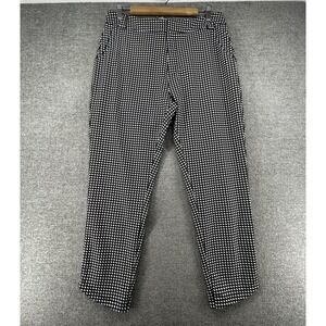 Peterr Millar Golf Pants Women Size 12 Black white Hounds Tooth Casual